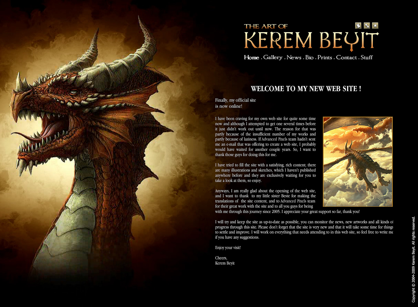 Kerem Beyit Landing Page