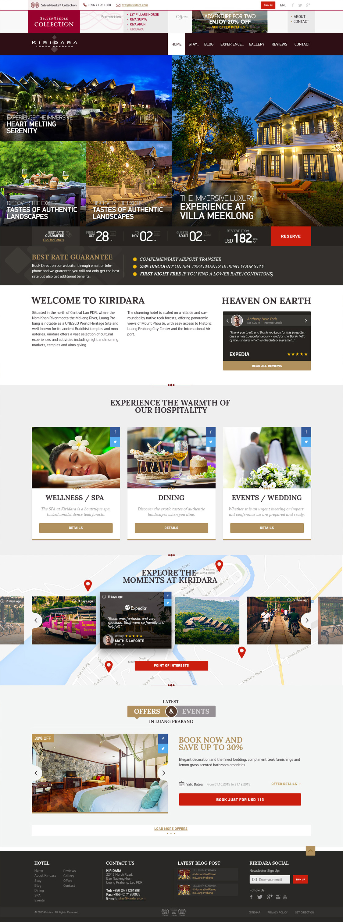 kiridara Landing Page